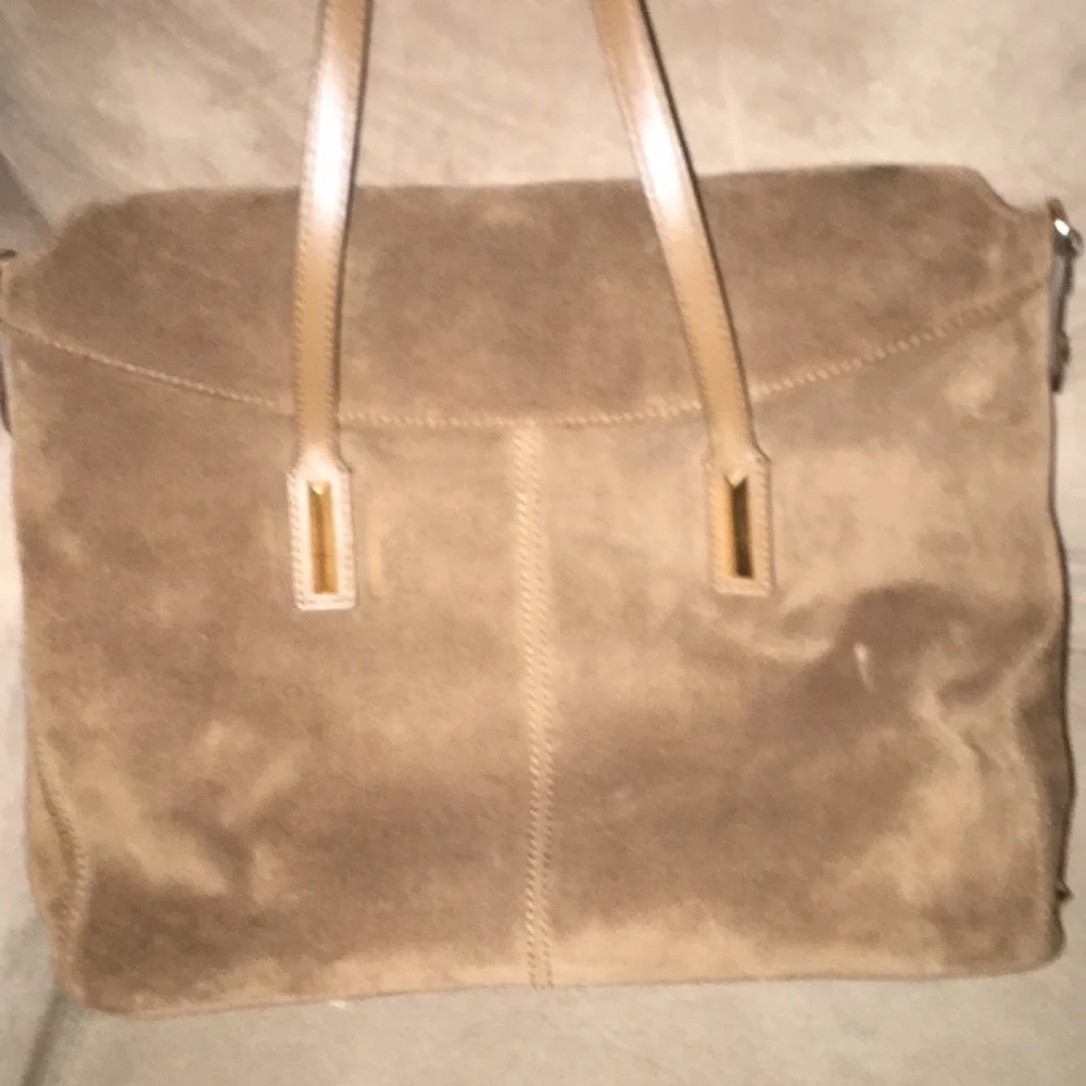 Elizabeth and James suede purse